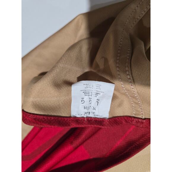 NFL Youth San Francisco 49ers Reversible Flag Football Jersey Gold & Red large - Picture 9 of 11